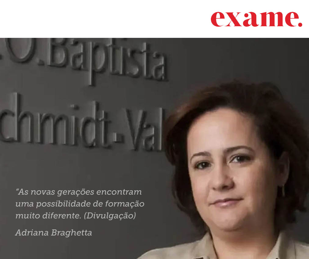 As novas gerações encontram uma possibilidade de formação muito diferente, diz a advogada Adriana Braghetta